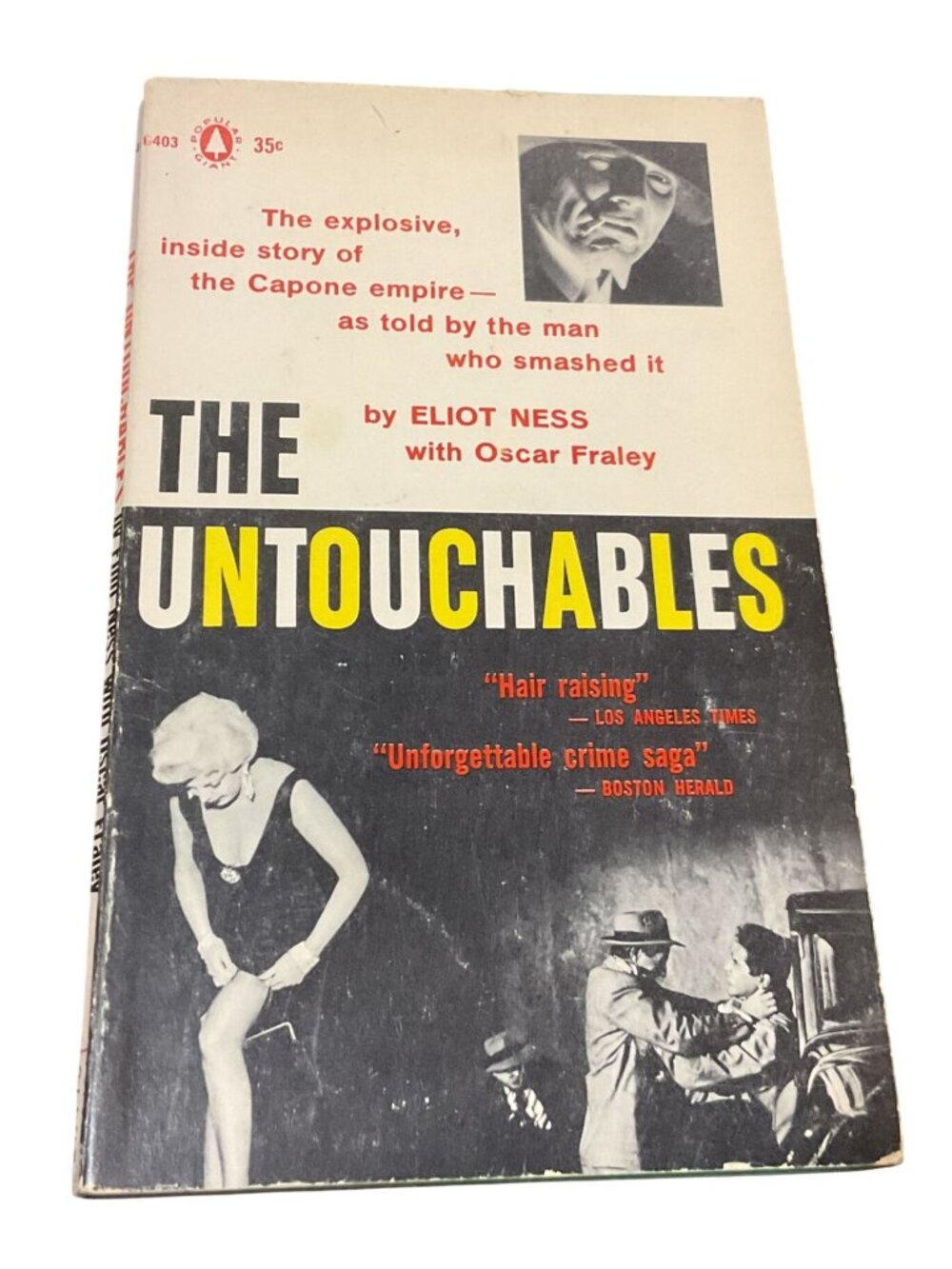 Vintage The Untouchables Eliot Ness 1960 Paperback 1st Edition Al Capone